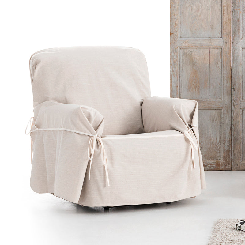 Eiffel Textile Protector Cubre Sofá Impermeable Antimanchas Lazos Liso Garona