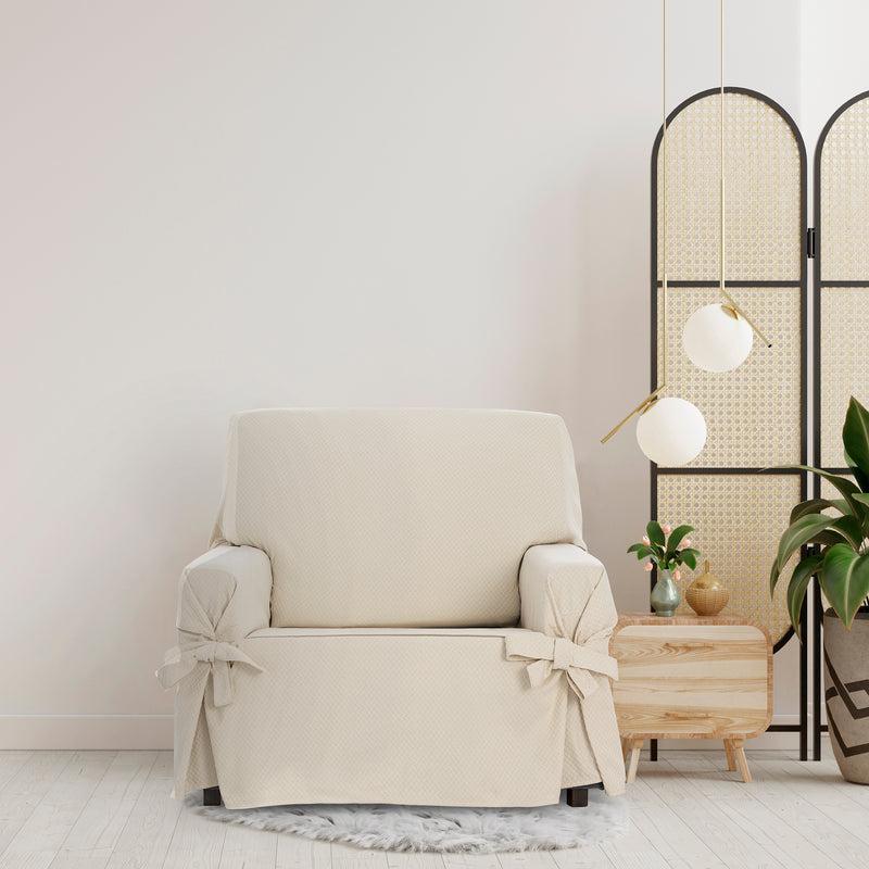 Eiffel Textile Protector Cubre Sofá Lazos Jacquard Modelo Francesca