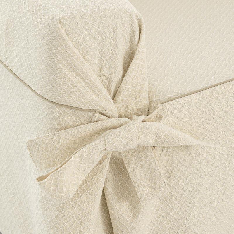 Eiffel Textile Protector Cubre Sofá Lazos Jacquard Modelo Francesca