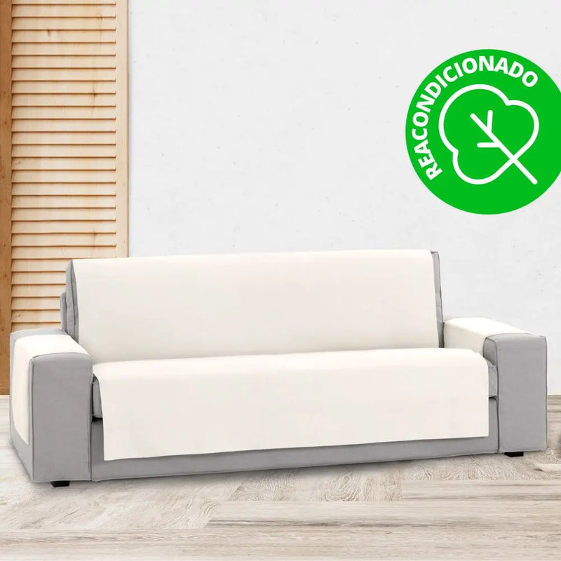 Eiffel textile Protector Cubre Sofá Royale 3 plazas ( 160 - 190 cm ) Marfil (REACONDICIONADO A+)