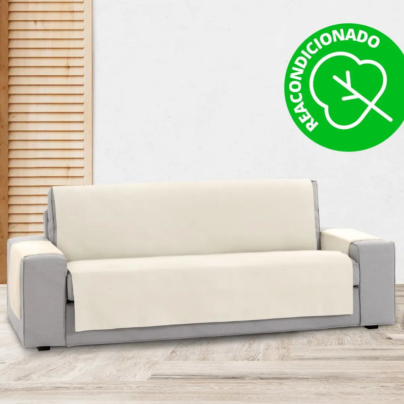 Eiffel textile Protector Cubre Sofá Royale 3 Plazas Beige (REACONDICIONADO A+)