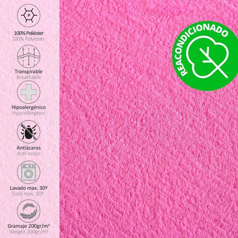 Eiffel Textile Sabana Bajera Coralina Cama 135 Cm Rosa (REACONDICIONADO A+)
