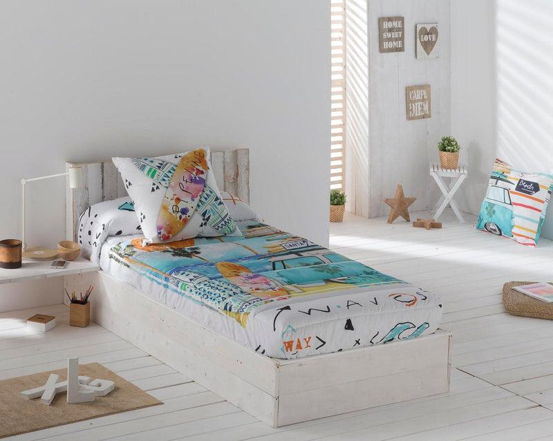 Eiffel Textile Tejidos JVR Edredon Ajustable Estampado Modelo Beach