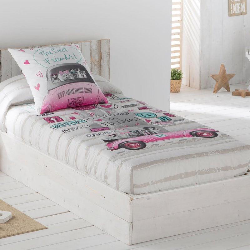 Eiffel textile Tejidos JVR Edredon Ajustable Estampado Modelo Candy