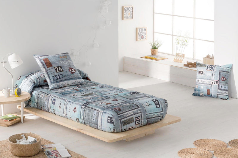 Eiffel Textile Tejidos JVR Edredon Ajustable Estampado Modelo Fusion