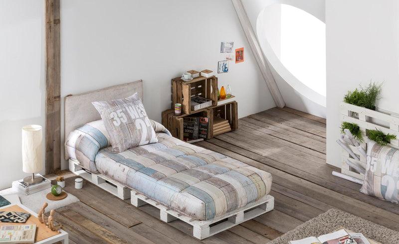 Eiffel Textile Tejidos JVR Edredon Ajustable Estampado Modelo Infinity