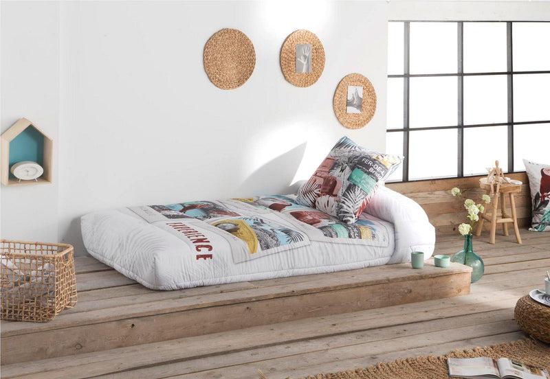 Eiffel Textile Tejidos JVR Edredon Ajustable Estampado Modelo Jungle
