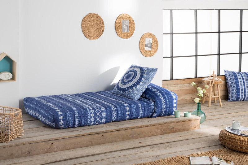 Eiffel Textile Tejidos JVR Edredon Ajustable Estampado Modelo Mandala