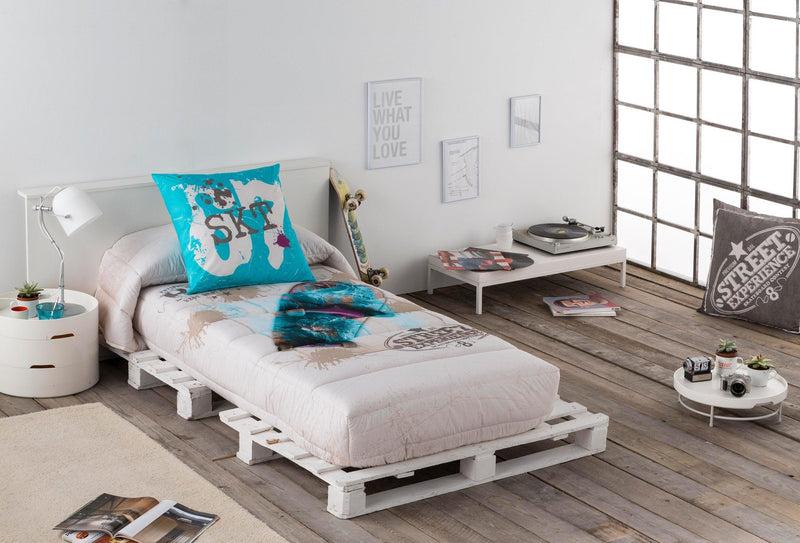 Eiffel Textile Tejidos JVR Edredon Ajustable Estampado Modelo Street