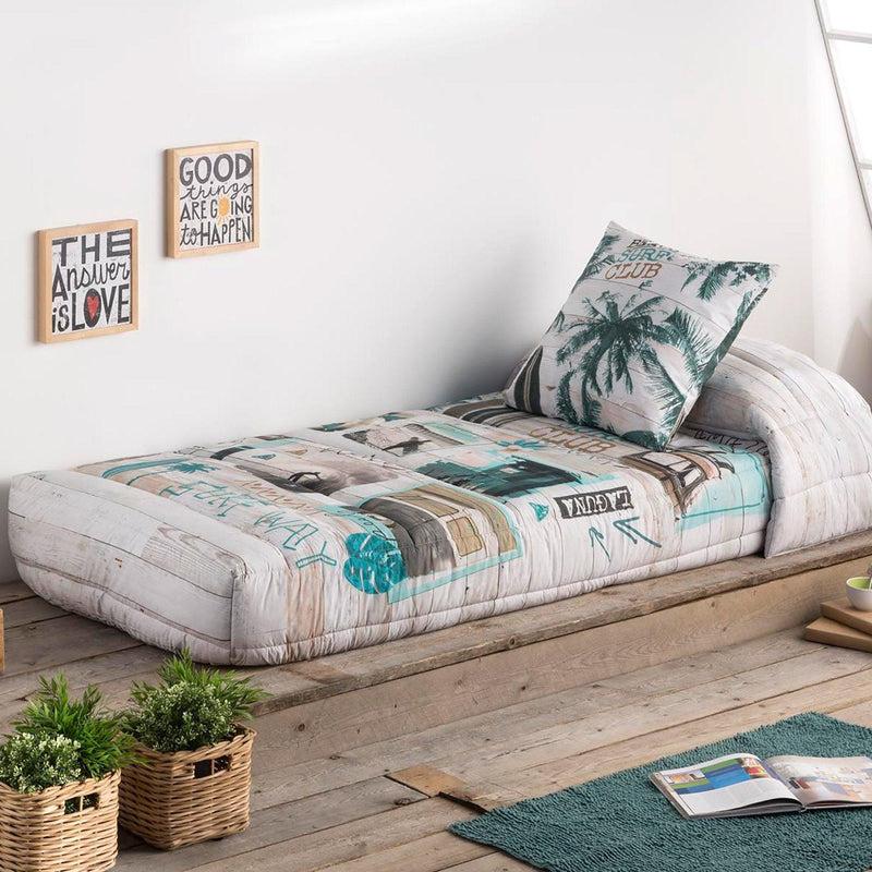 Eiffel textile Tejidos JVR Edredon Ajustable Estampado Modelo Surf