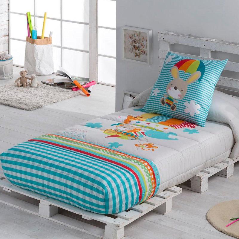 Eiffel textile Tejidos JVR Edredon Ajustable Estampados. Modelo Globus