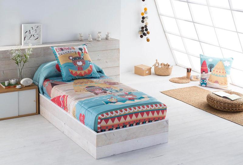 Eiffel Textile Tejidos JVR Edredon Ajustable Estampados. Modelo Indi