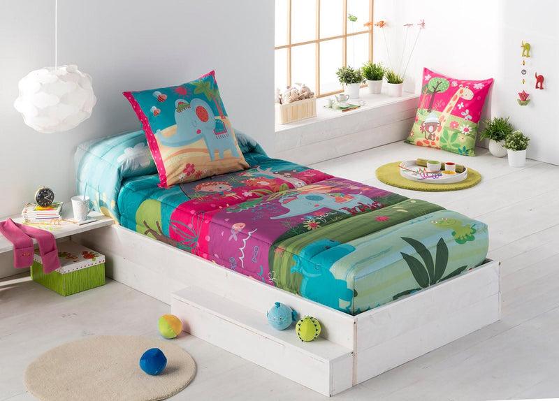 Eiffel Textile Tejidos JVR Edredon Ajustable Estampados. Modelo Thai