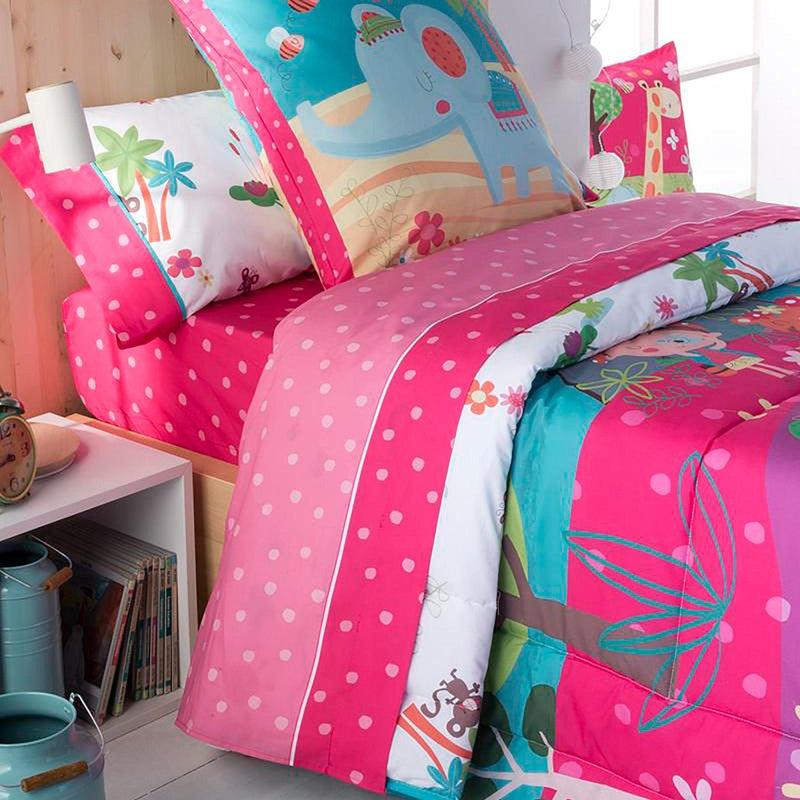 Eiffel textile Tejidos JVR Juego de Sabanas 3 piezas 3 Piezas. Modelo Thai