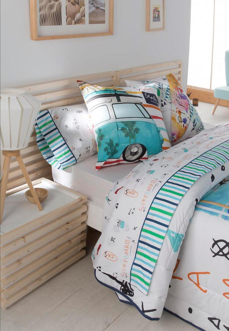 Eiffel Textile Tejidos JVR Juego De Sabanas 3 Piezas Modelo Beach