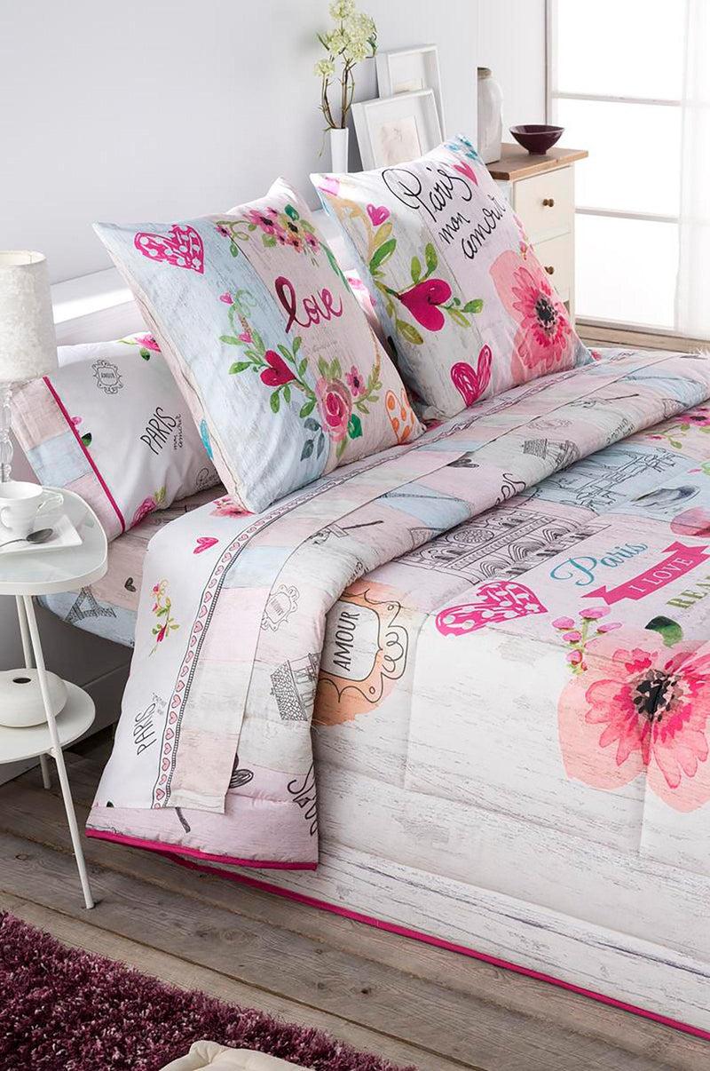 Eiffel Textile Tejidos JVR Juego De Sabanas 3 Piezas Modelo Cookie