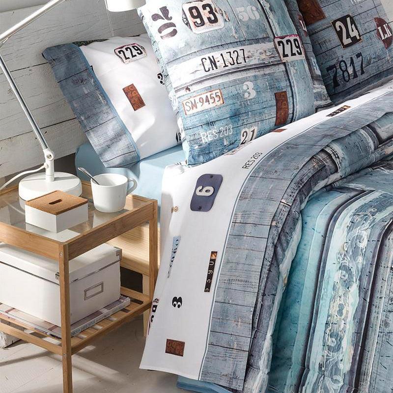 Eiffel textile Tejidos JVR Juego de Sabanas 3 piezas Modelo Fusion