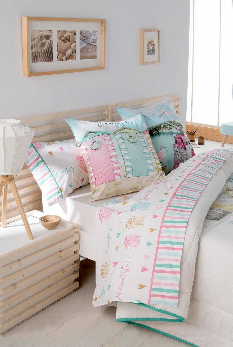 Eiffel Textile Tejidos JVR Juego De Sabanas 3 Piezas Modelo Life