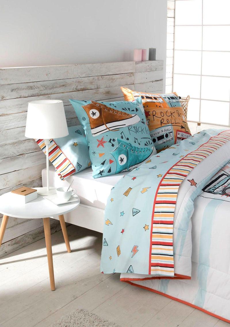 Eiffel Textile Tejidos JVR Juego De Sabanas 3 Piezas Modelo Music