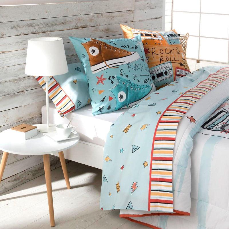 Eiffel textile Tejidos JVR Juego de Sabanas 3 piezas Modelo Music