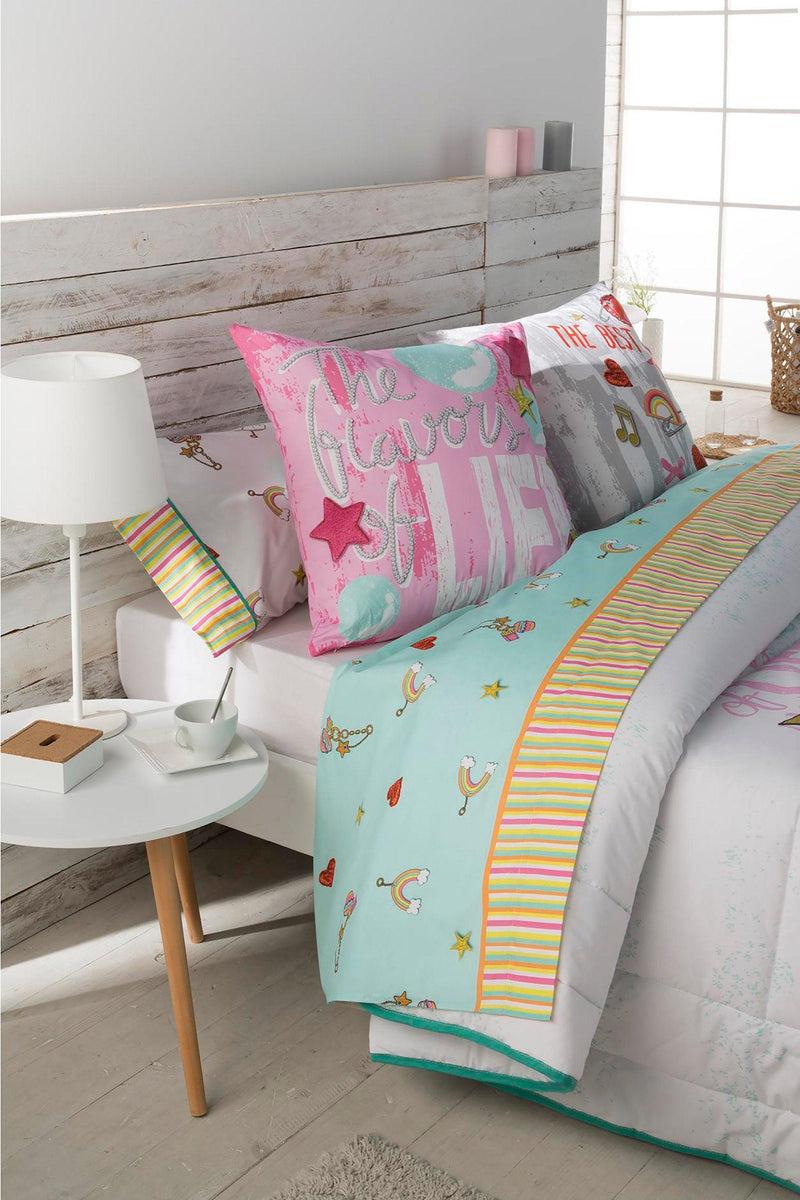 Eiffel Textile Tejidos JVR Juego De Sabanas 3 Piezas Modelo Party