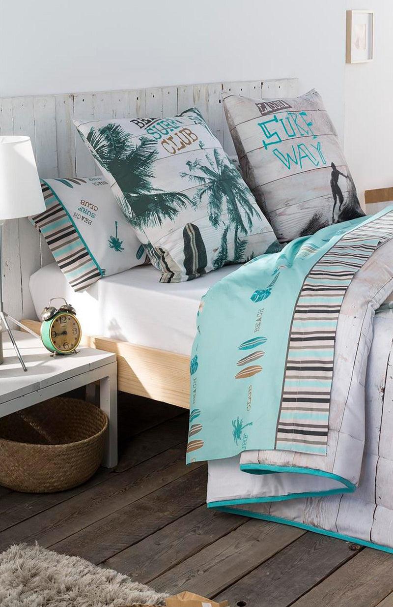 Eiffel Textile Tejidos JVR Juego De Sabanas 3 Piezas Modelo Surf