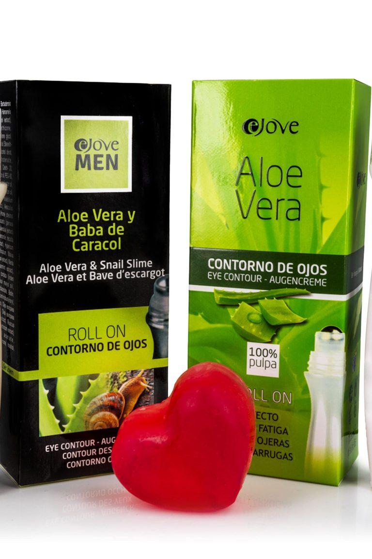 Ejove PACK ESPECIAL SAN VALENTÍN – JABÓN DE CORAZÓN+ CONTORNO DE OJO MUJER + CONTORNO DE OJOS HOMBRE