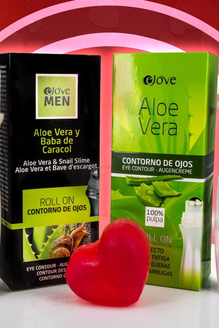 Ejove PACK ESPECIAL SAN VALENTÍN – JABÓN DE CORAZÓN+ CONTORNO DE OJO MUJER + CONTORNO DE OJOS HOMBRE