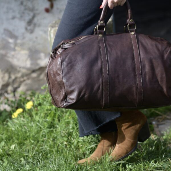 El Caballo Bolsa Viaje Piel