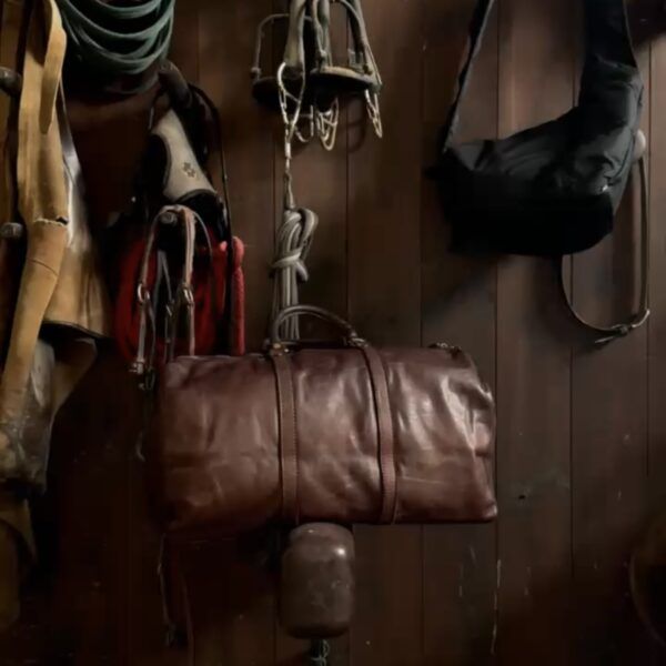 El Caballo Bolsa Viaje Piel