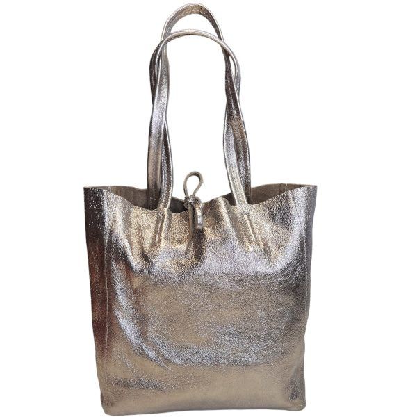 El Caballo Bolso Paloma Metalizado