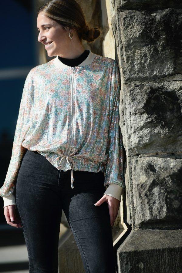 El caballo Bomber “Luxury”animal Print