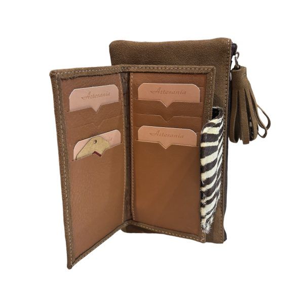 El Caballo Cartera Pelo Potro Solapa