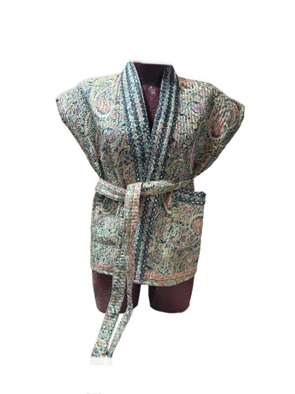 El caballo Chaleco kimono reversible