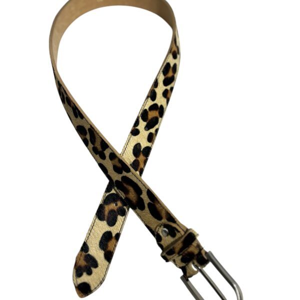 El Caballo Cinturón Ancho Animal Print