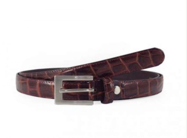 El Caballo Cinturon Coco Estrecho