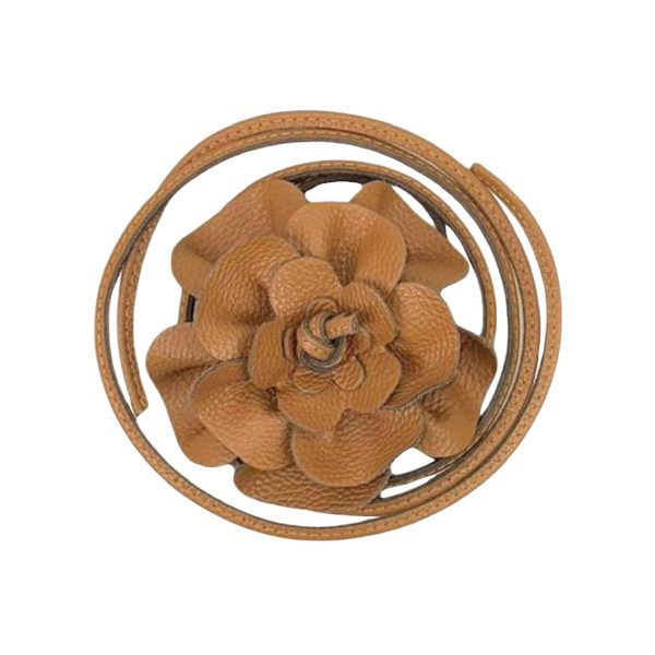 El caballo Cinturón Piel flor