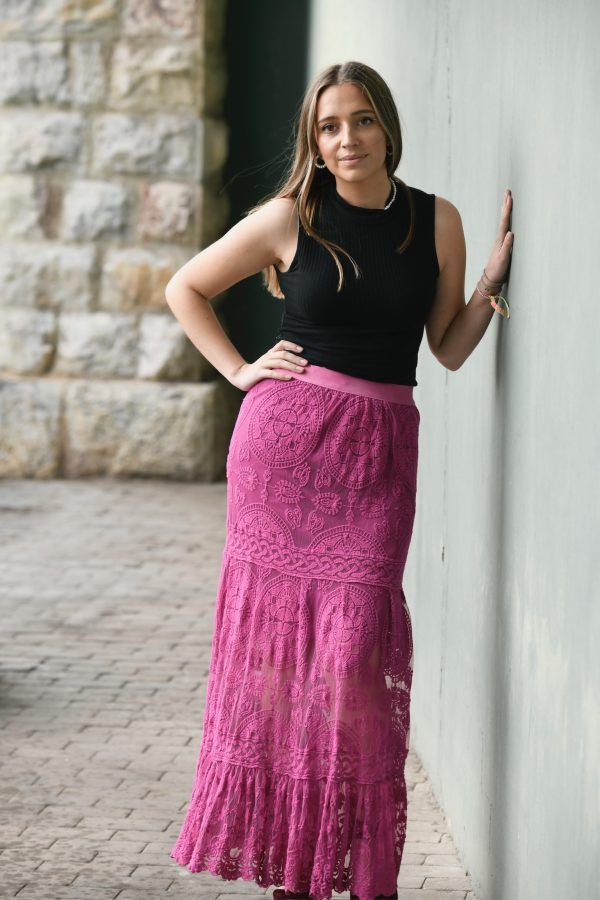 El Caballo Falda Encaje Roma