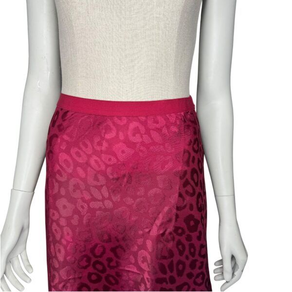 El Caballo Falda Satén Animal Print