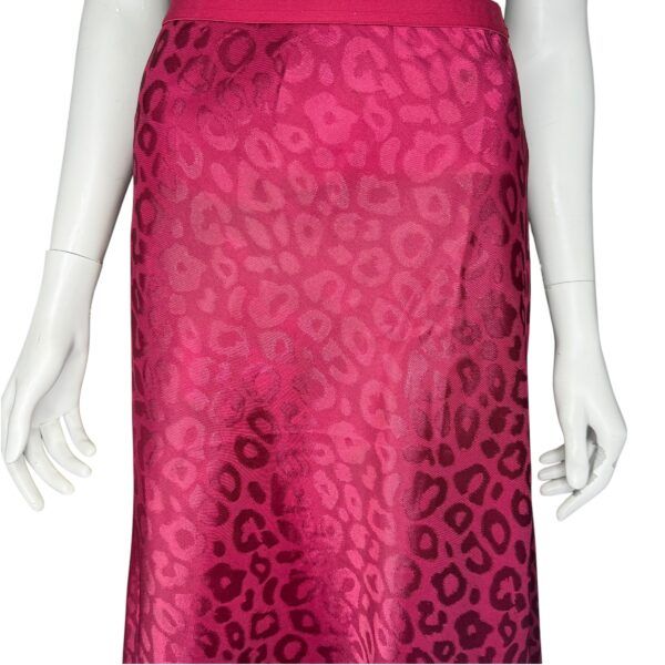 El Caballo Falda Satén Animal Print