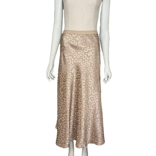 El Caballo Falda Satén Animal Print