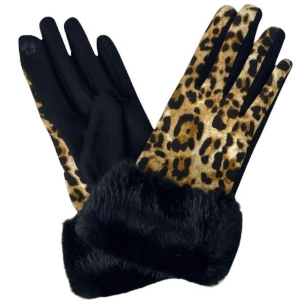 El Caballo Guantes “animal Print”