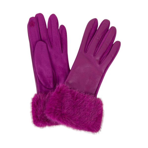 El caballo Guantes de pelo