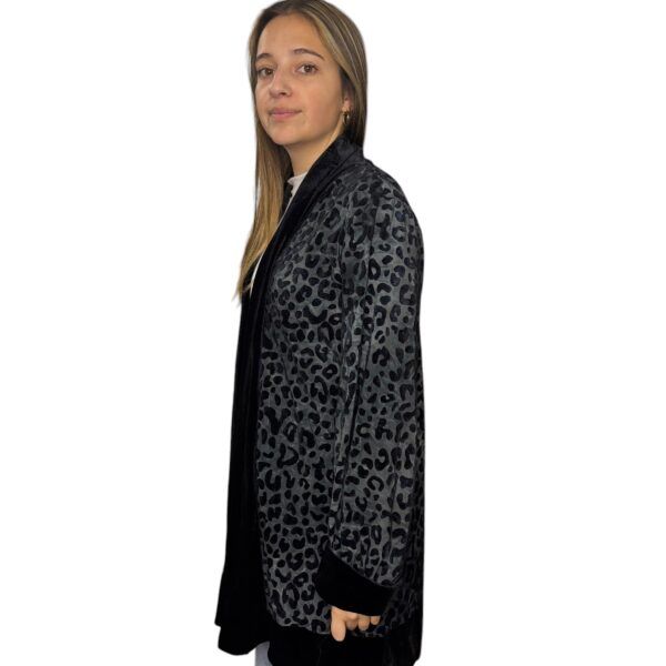 El Caballo Kimono Animal Print Corto