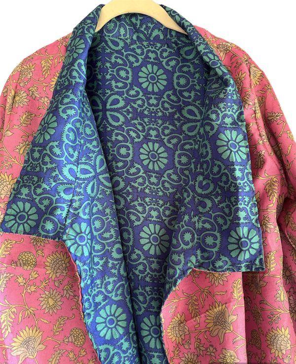 El Caballo Kimono Corto Reversible