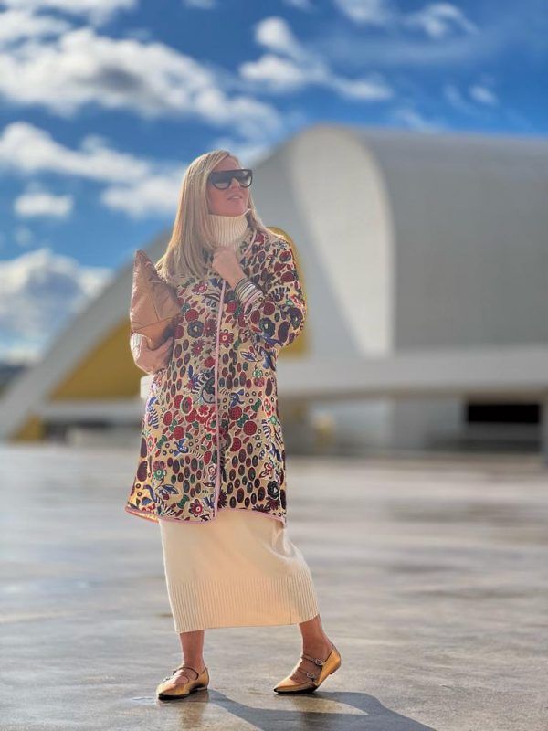 El Caballo Kimono Velvet Corto