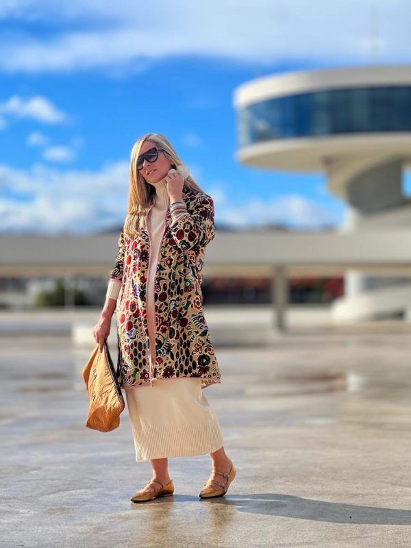 El caballo Kimono Velvet corto