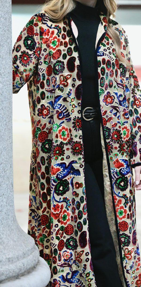 El Caballo Kimono Velvet Largo