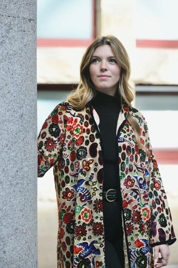 El caballo Kimono Velvet largo