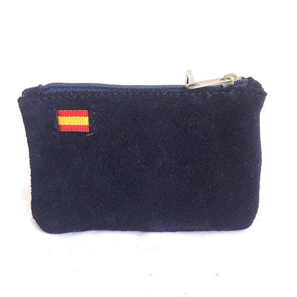 El Caballo Monedero Llavero Bandera